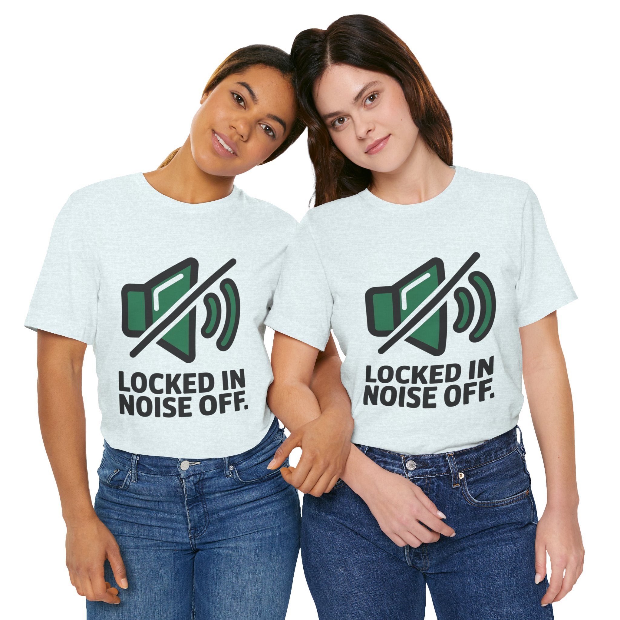 Locked In Noise Off Discipline Mindset T-shirt