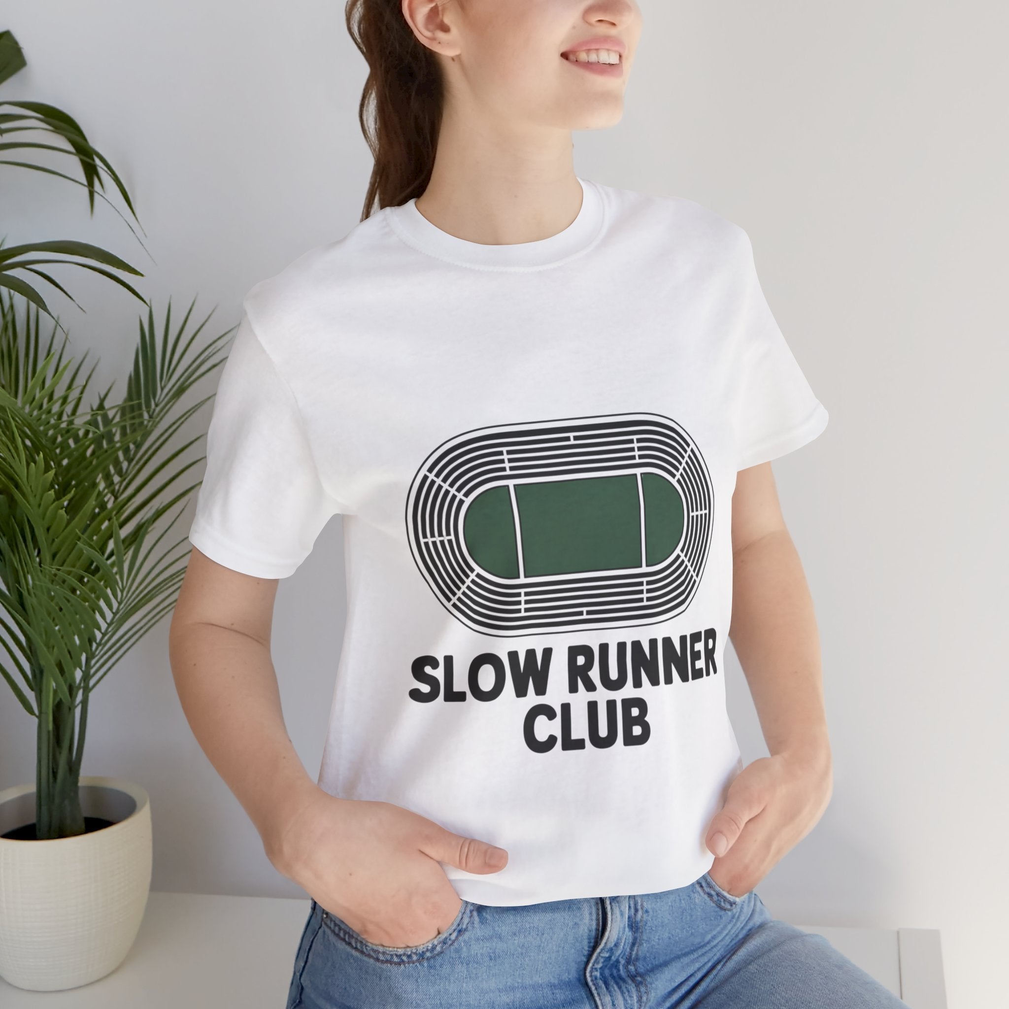 Slow Runner Club Funny Running T-Shirt for Runners
