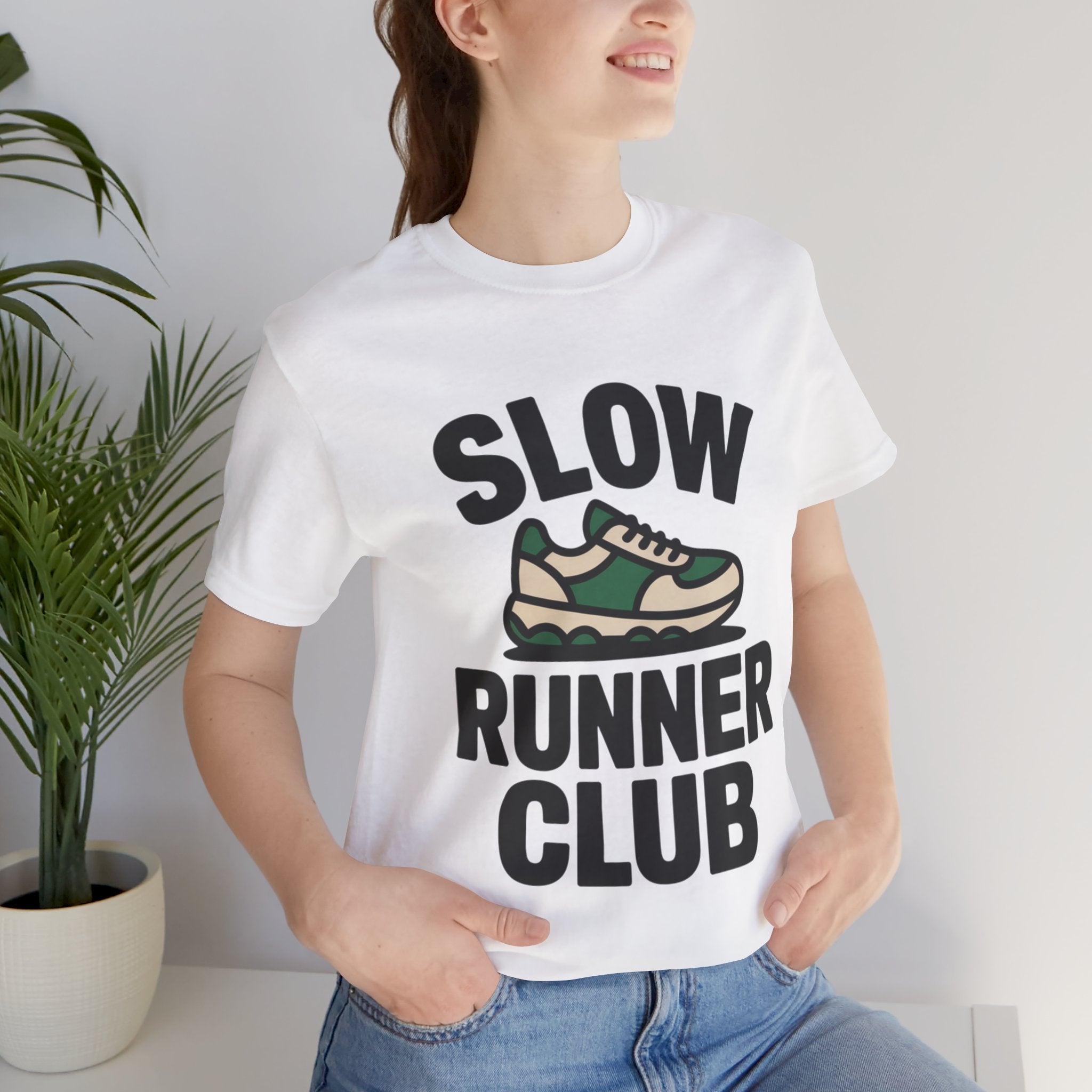 Slow Runner Club Funny Running T-Shirt for Runners
