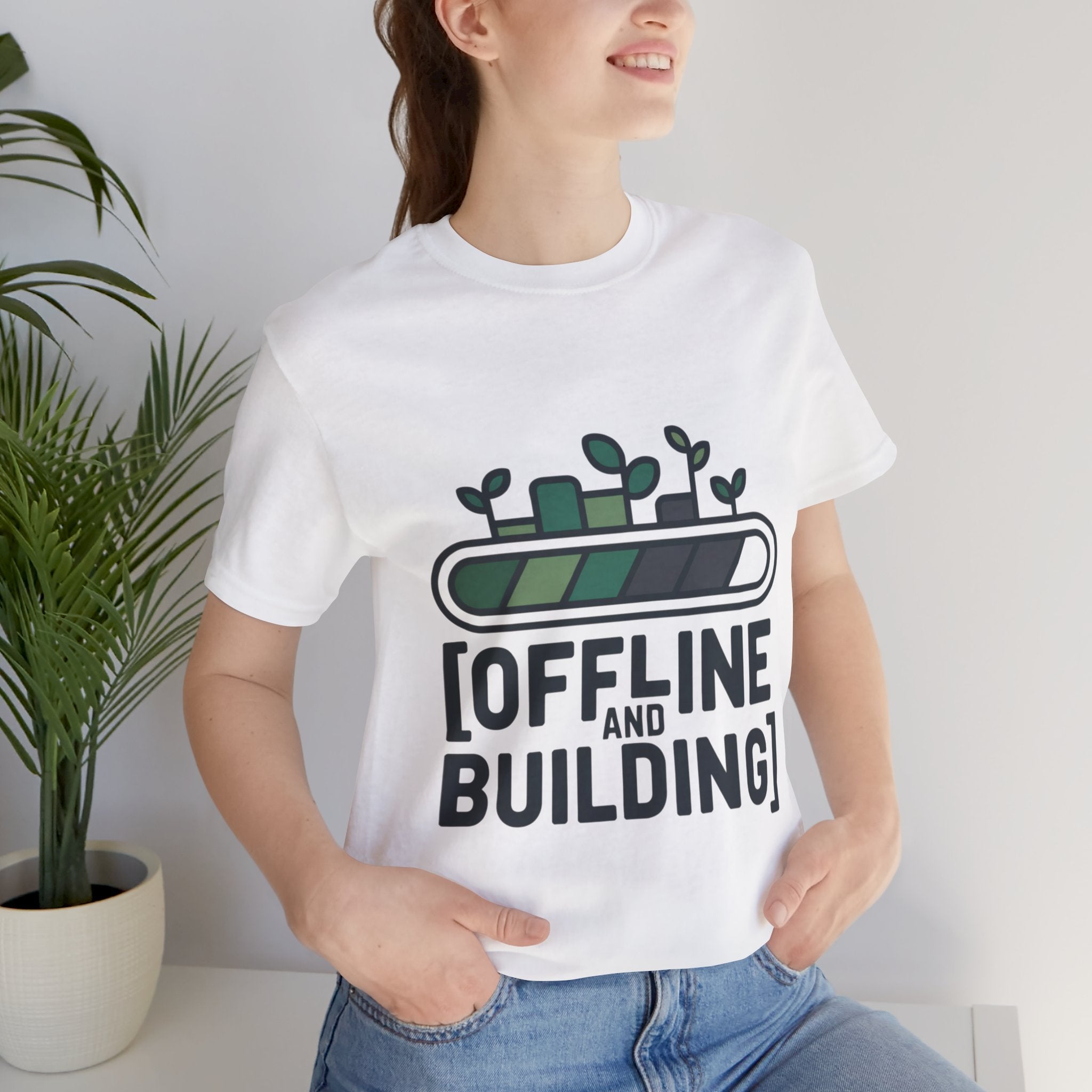 Offline and Building Discipline Mindset T-shirt