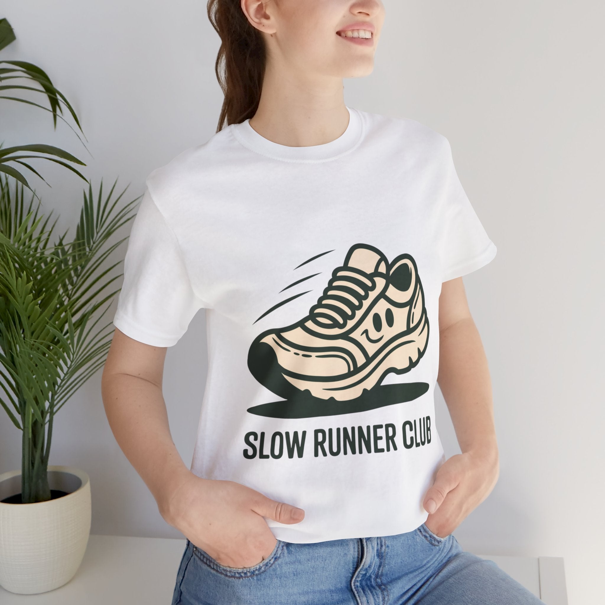 Slow Runner Club Funny Running T-Shirt for Runners