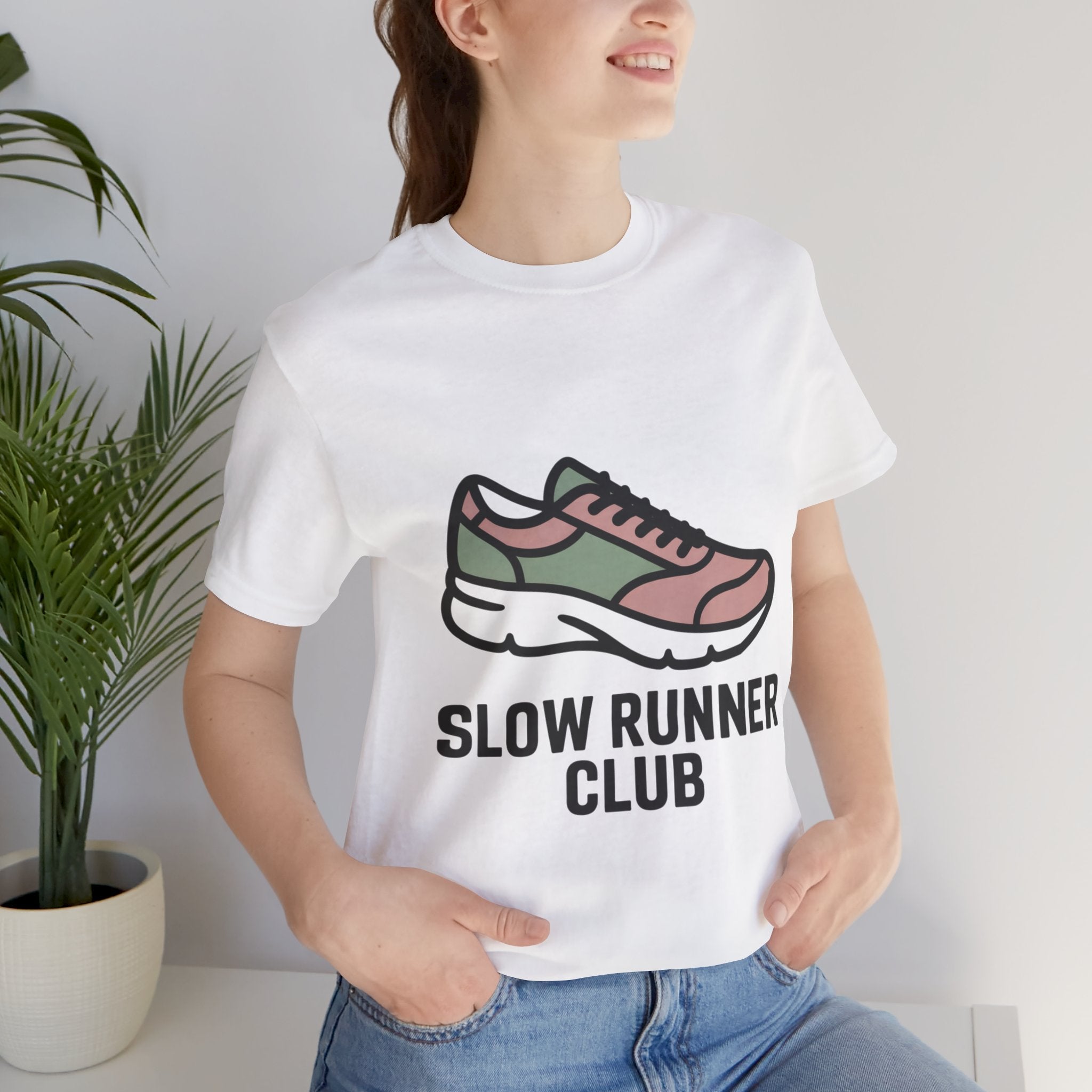 Slow Runner Club Funny Running T-Shirt for Runners