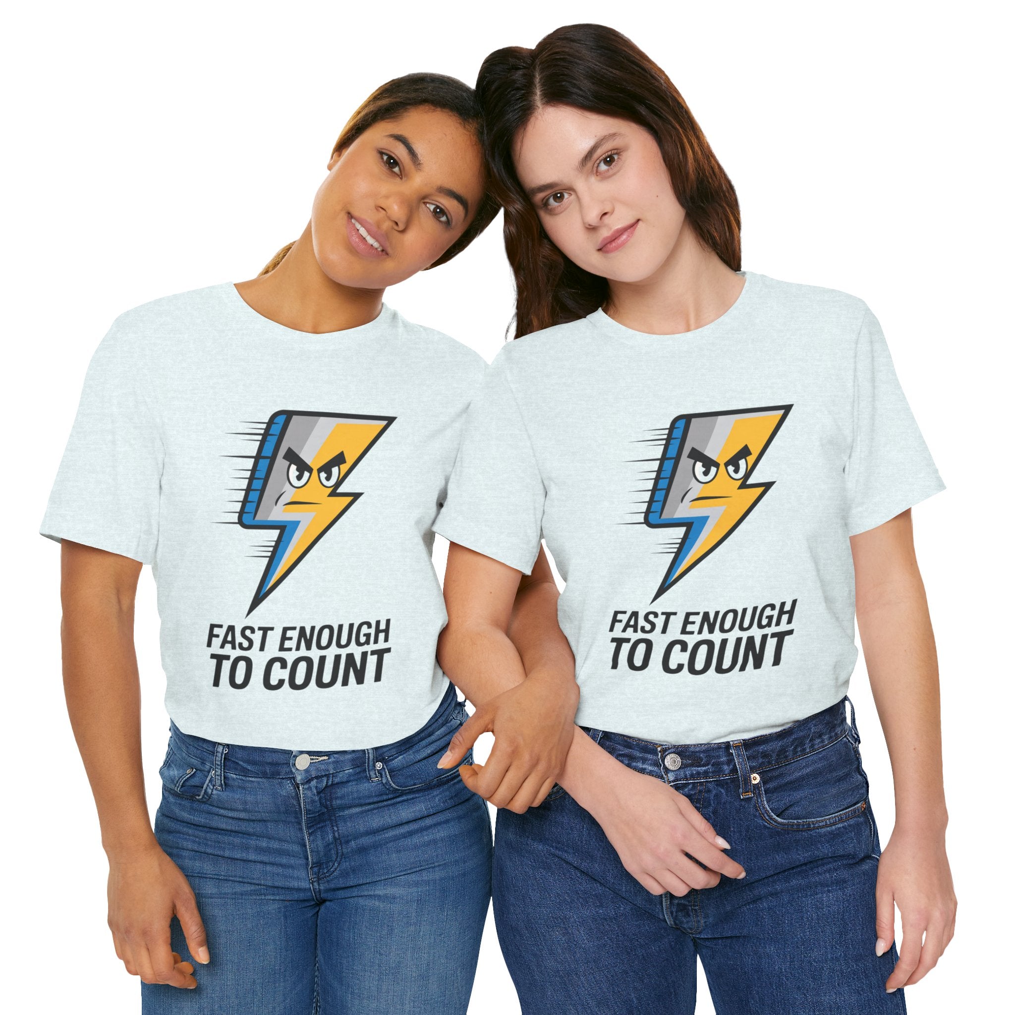 Fast Enough to Count Funny Running T-Shirt for Runners