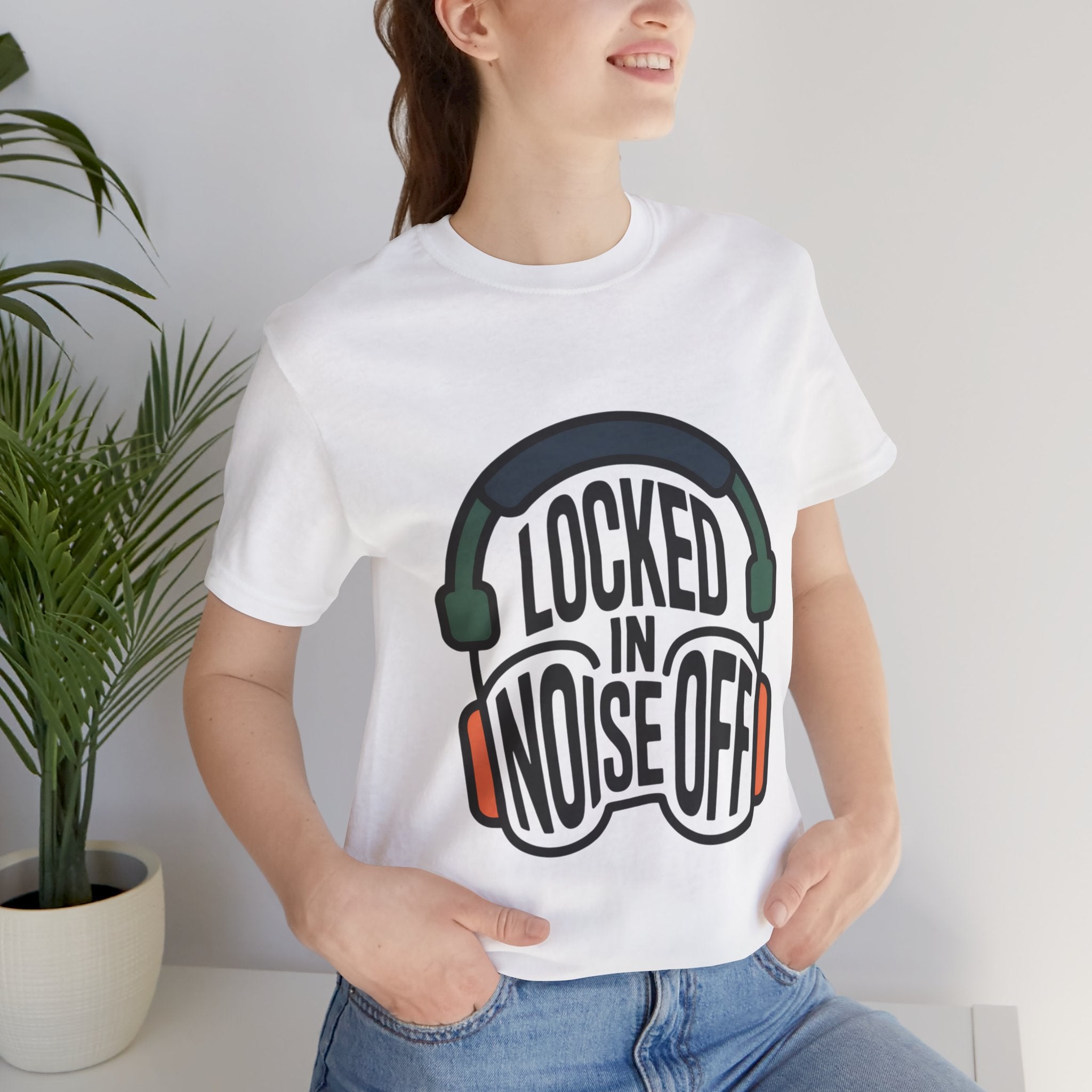 Locked In Noise Off Discipline Mindset T-shirt