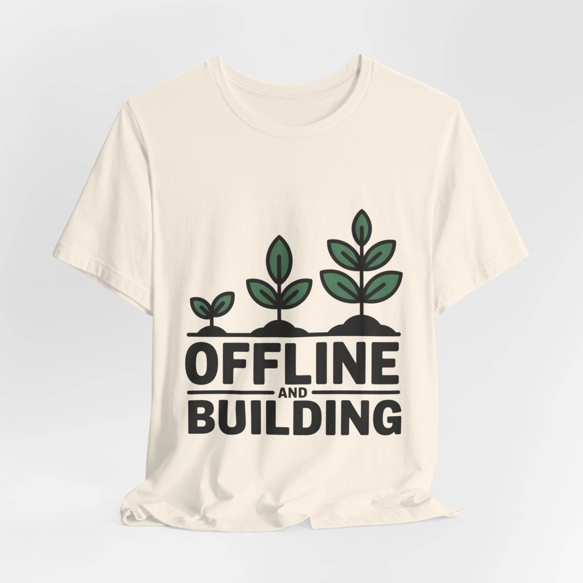 Offline and Building Discipline Mindset T-shirt