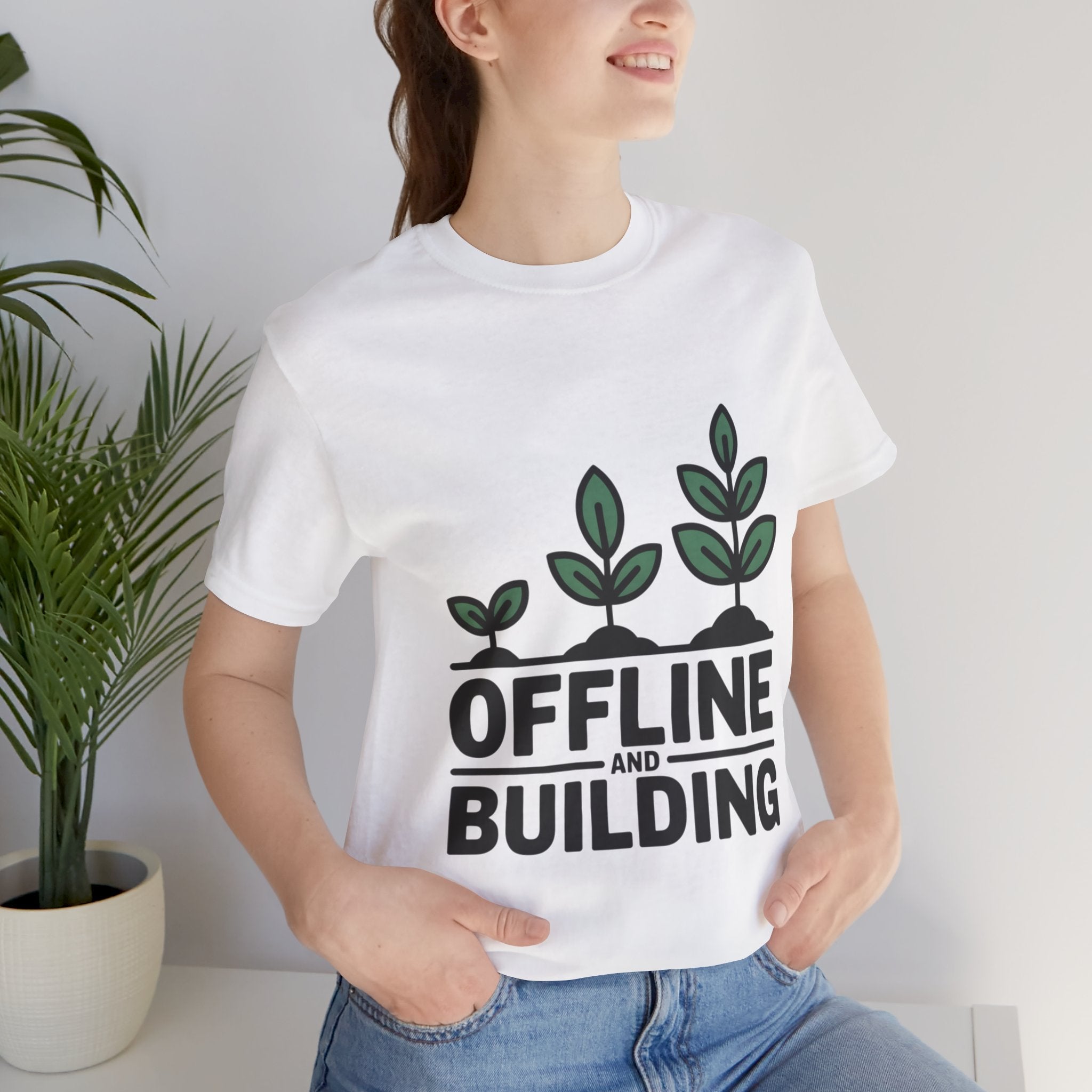 Offline and Building Discipline Mindset T-shirt