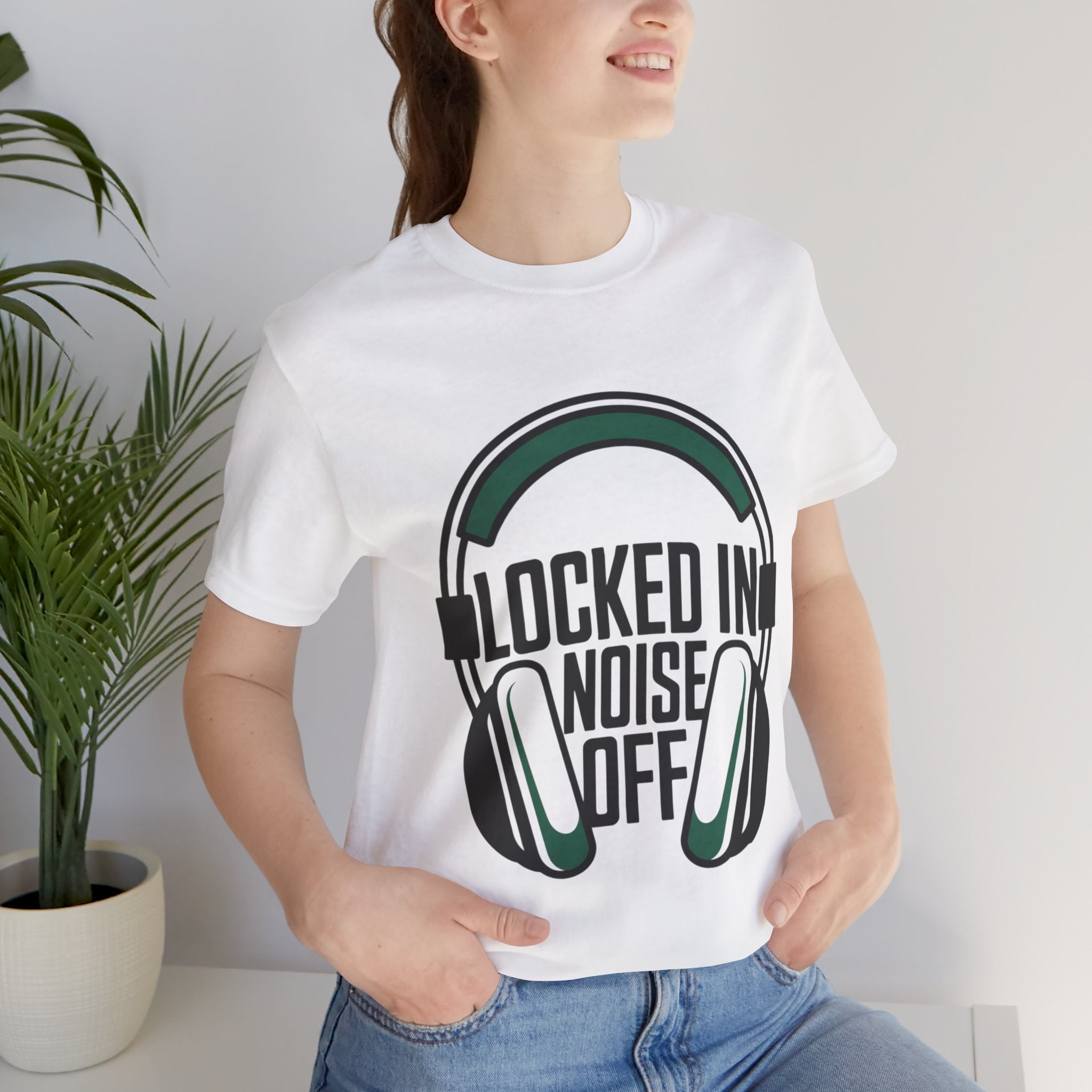 Locked In Noise Off Discipline Mindset T-shirt
