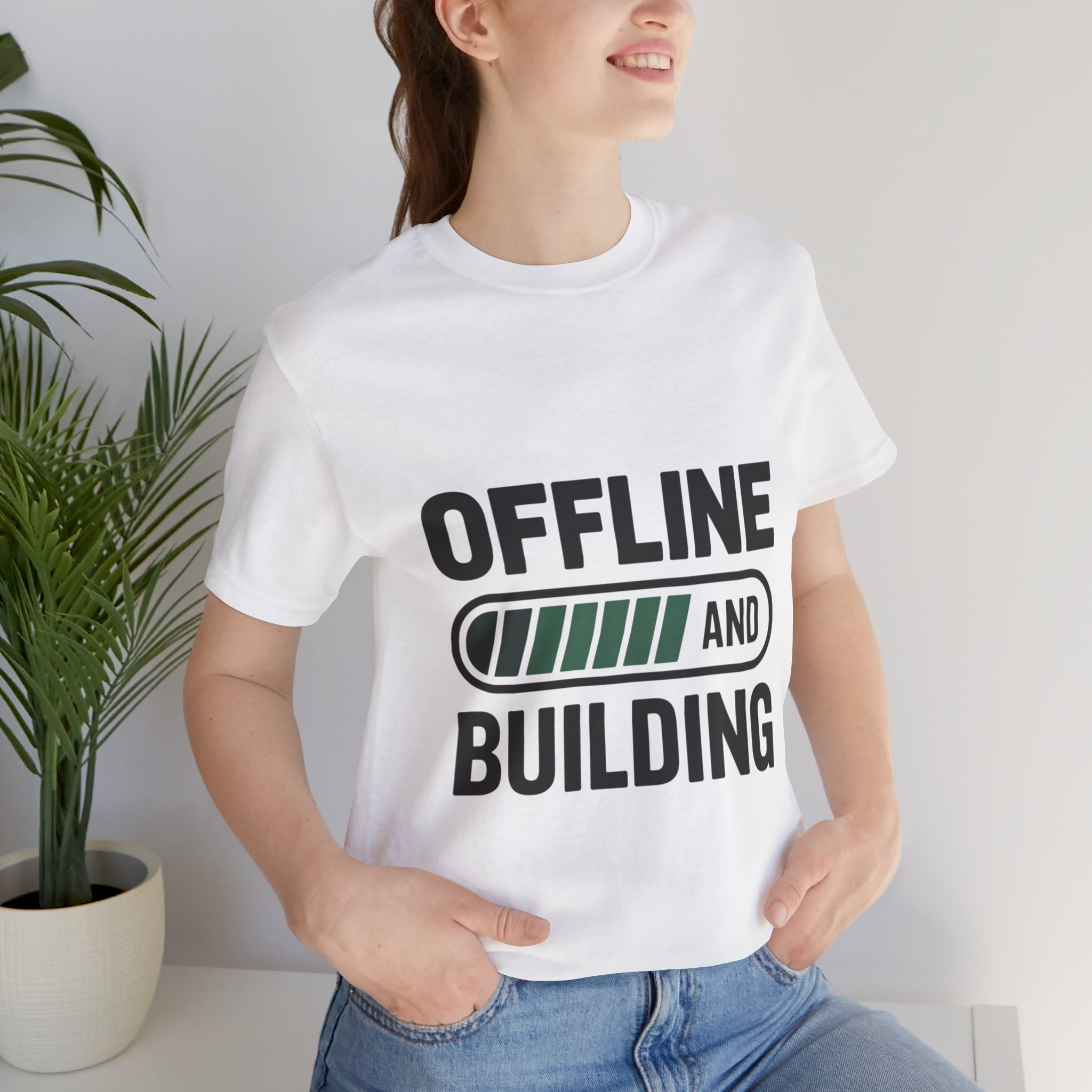 Offline and Building Discipline Mindset T-shirt