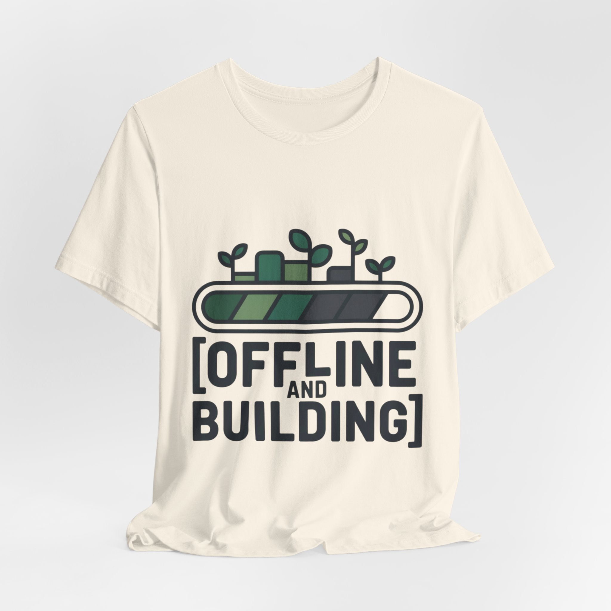 Offline and Building Discipline Mindset T-shirt